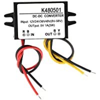 Los mejores  - Convertidor Buck DC-DC 12V - 24V - 36V - 48V a 5V 1A Convertidor Buck Módulo de fuente de alimentación reductora
